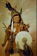 George Catlin Indian Boy Spain oil painting artist